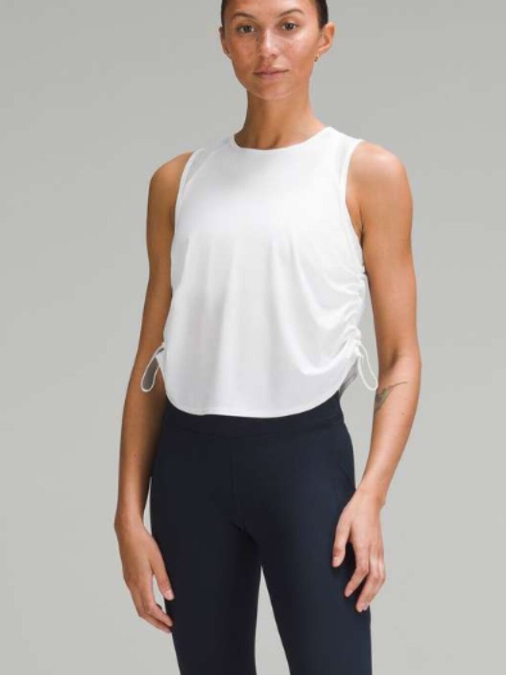 Lululemon Sculpt Cropped Tank Top *Cinch